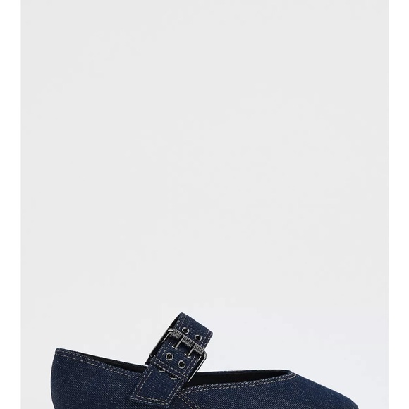Zara Denim Mary Jane Flats - Picture 3 of 6